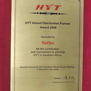 The Year 2008, HYT Value Distributor Award