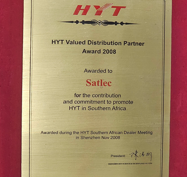 The Year 2008, HYT Value Distributor Award