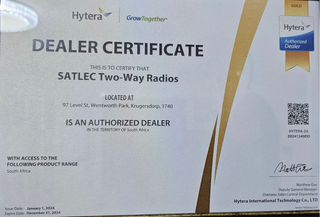 The Year 2024, Hytera Gold Certificate