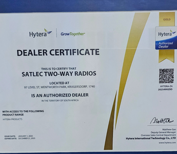 The Year 2025, Hytera Gold Certificate Award