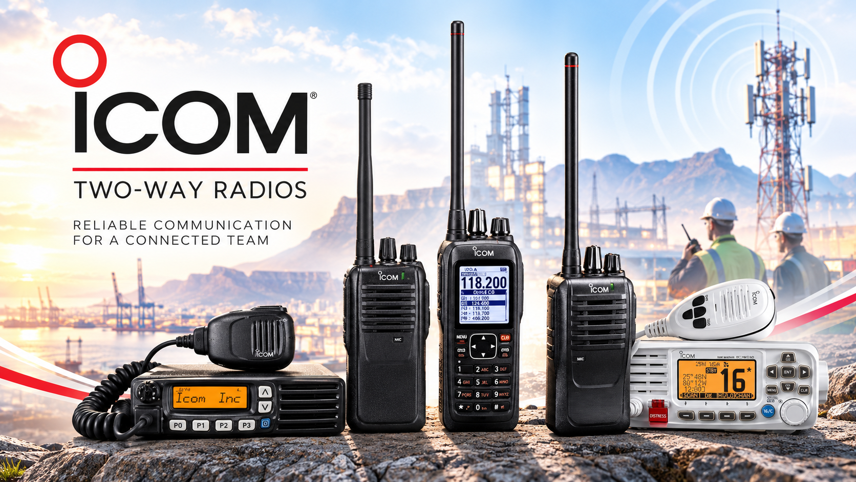 Icom Two-Way Radios | SATLEC