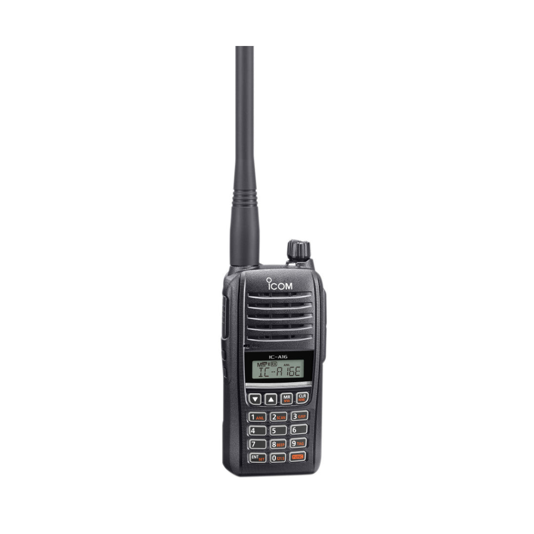 Icom A16 | Aviation Frequency | Portable Two-Way Radio – SATLEC