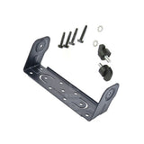 Motorola DM1400 mobile two-way radio bracket with screws for secure installation and mounting.